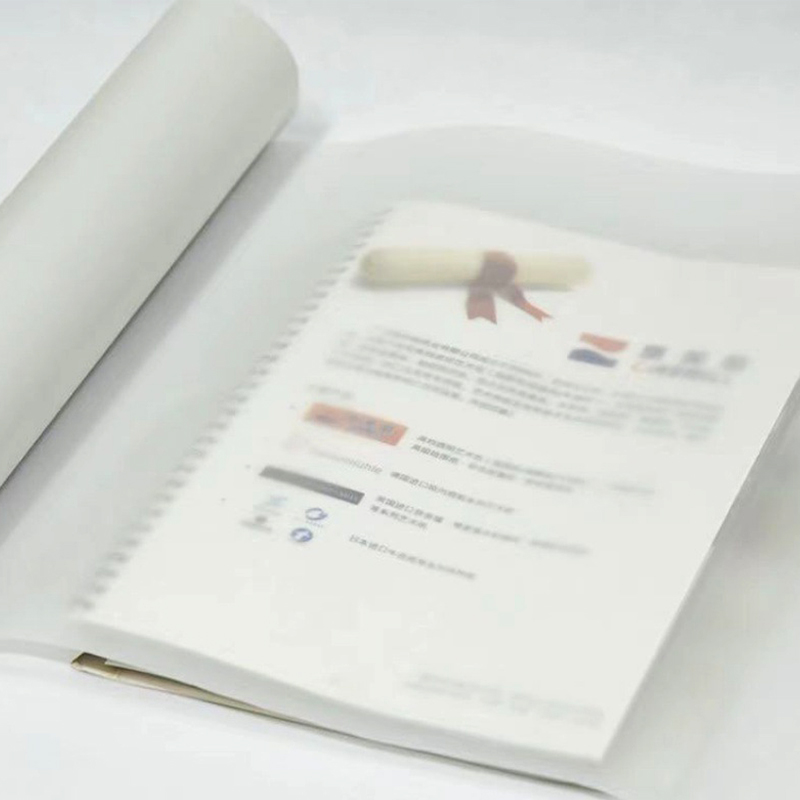 ورق حمض الكبريتيك الأبيض الشفاف القابل للطباعة مع السجل